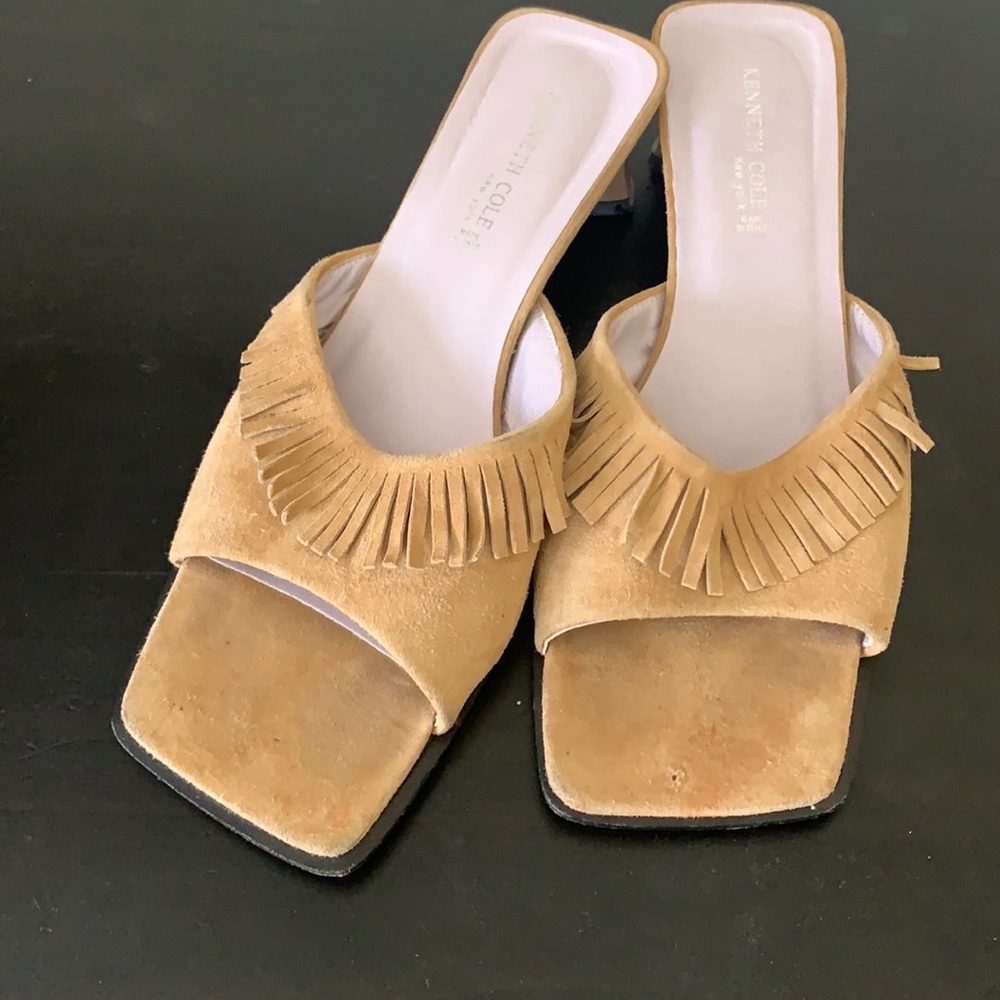 Kenneth Cole Tan Mules